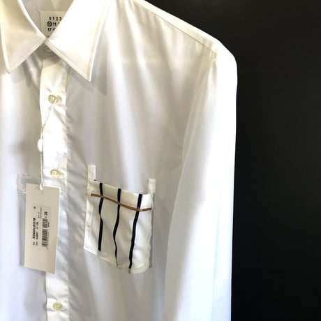新品 maison margiela 2019ss pocket shirt 38