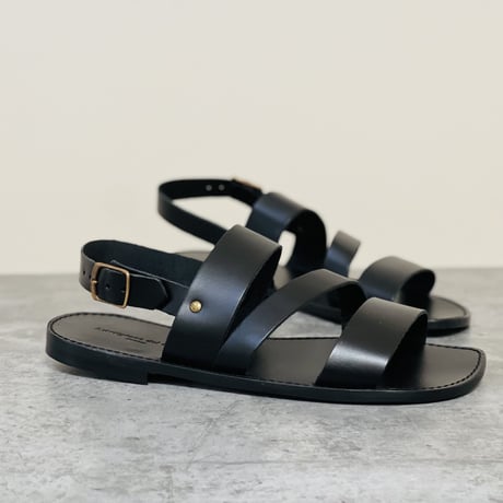 新品 hand made Italy leather sandal 41