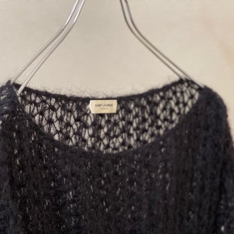 saintlaurent 2013aw over size mohair long knit