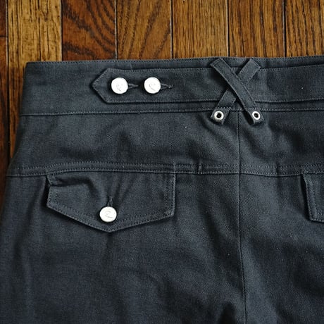 mcq alexander mcqueen suspenders wide pants