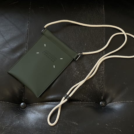 新品 maison margiela 2022 shoulder pouch green