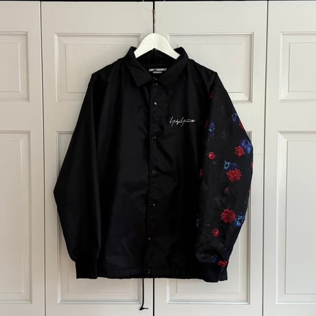 yohji yamamoto skull rose logo jacket