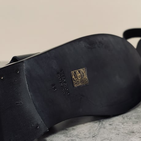 新品 hand made Italy leather sandal 41