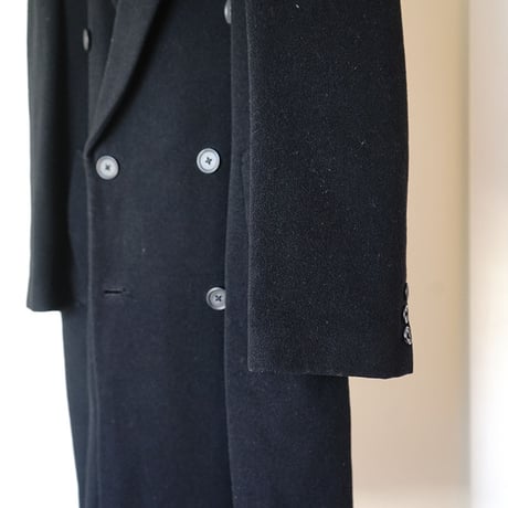 vintage cashmere wool double chesterfield coat