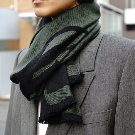 Yves Saint Laurent YSL logo muffler