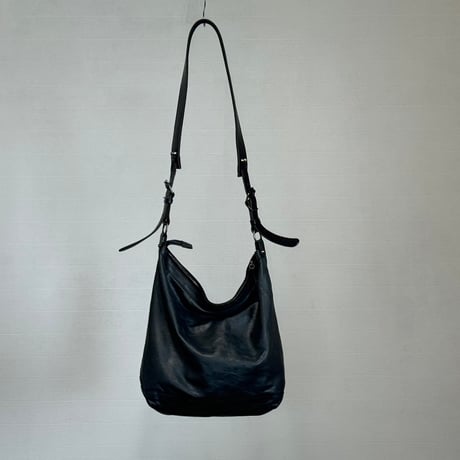 balenciaga leather shoulder bag “B”