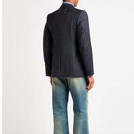 新品 maison margiela stripe double jacket