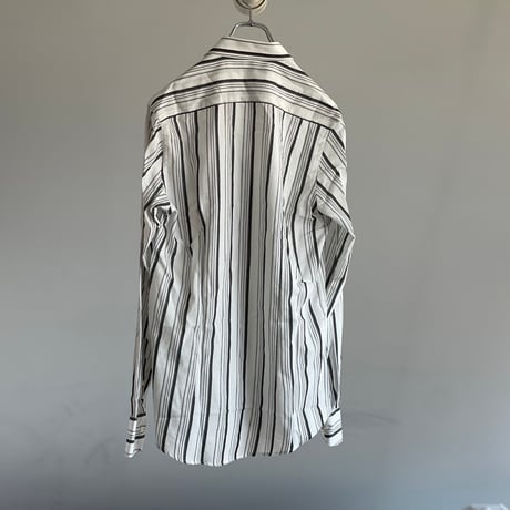 新品 alessandro dell'acqua stripe shirt