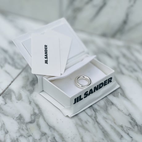 新品 jilsander silver ring 14号