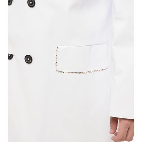 新品 maison margiela "4 14" pvc leather double coat