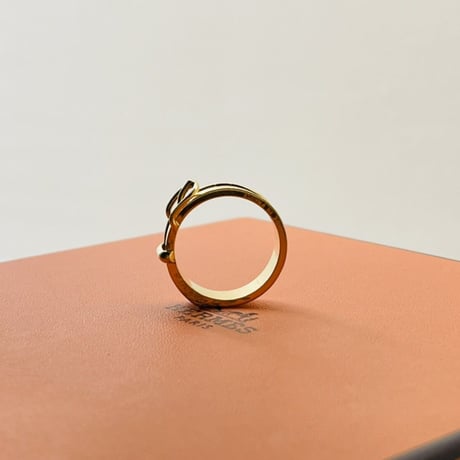 hermes gold ring