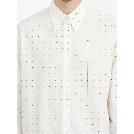 新品 mm6 2023aw logo motif over size shirt