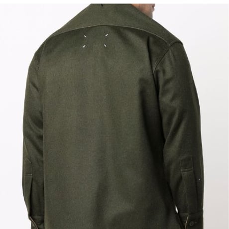 新品 maison margiela wool work jacket