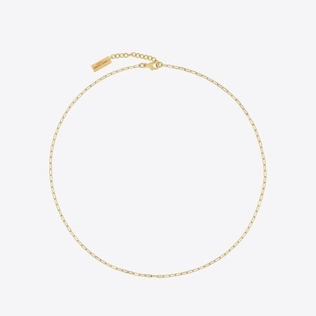 新品 saint laurent 2025 necklace gold