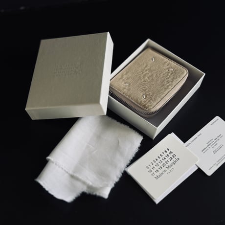 【国内正規】新品 maison margiela leather wallet beige