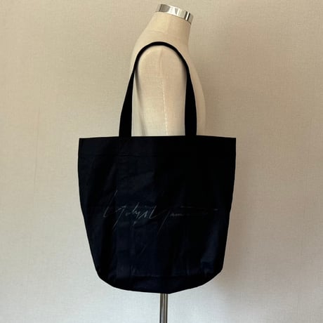 yohji Yamamoto "大容量" logo bag black