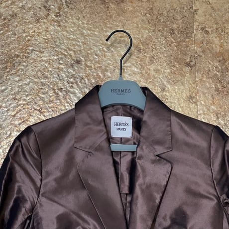 新品 hermes silk jacket