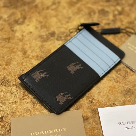 新品 burberry  2020aw leather mini wallet