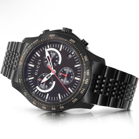 新品 gucci “G time less” chronograph
