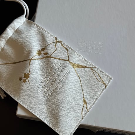【box付】新品 maison margiela calendar tag "巾着" pouch