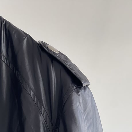 gucci nylon × leather jacket 44