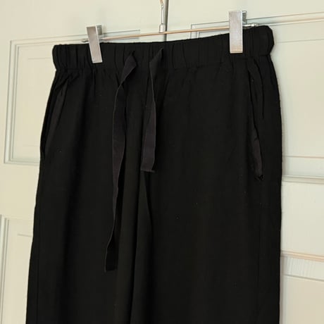 mm6 maison margiela rayon wide pants