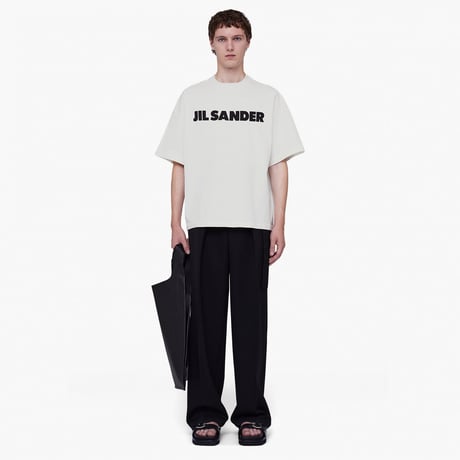 jilsander oversize logo tops