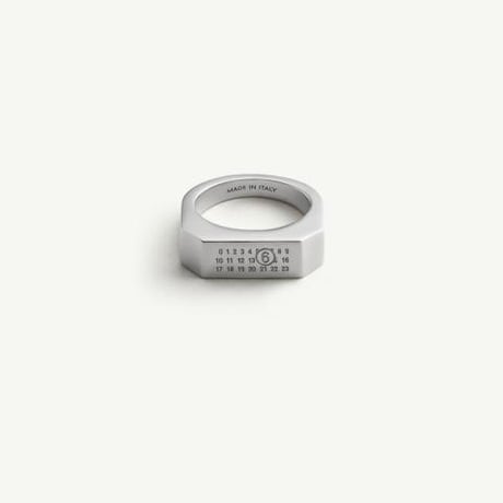 新品 mm6 maison margiela 2025ss number signet ring