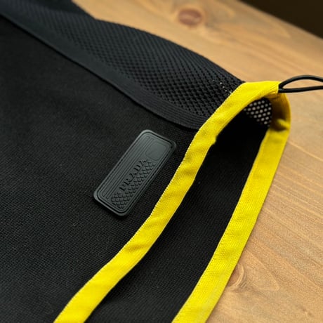 prada nylon mesh layered logo sweat