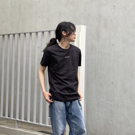 新品 calven klein 2022ss organic cotton tops black M