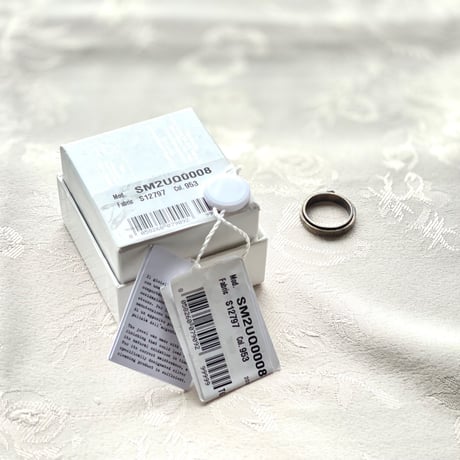 新品 maison margiela 2020aw "slim double" number ring 18号