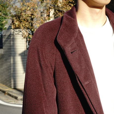 vintage allegri Chesterfield coat red