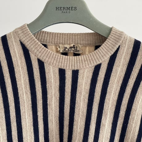hermes stripe knit