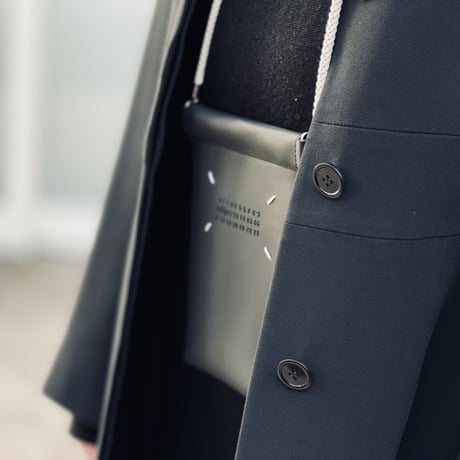 maison margiela shoulder pouch black