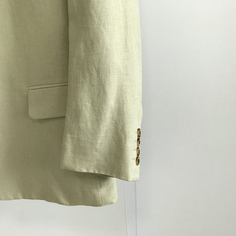 dior linen green tailored jacket