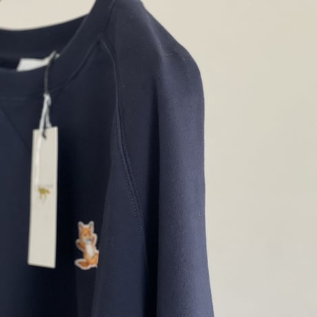 新品 maison kitsune 2023aw fox sweat black L