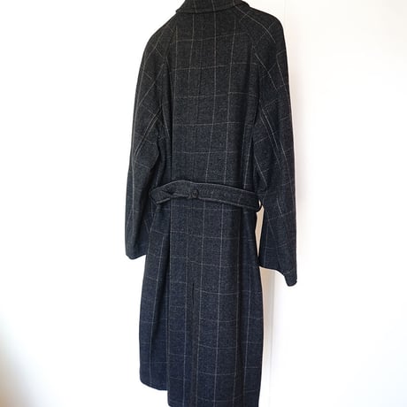 yohji yamamoto AAR check coat