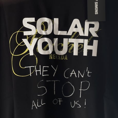新品 rafsimons 2020aw SOLAR YOUTH" tops M