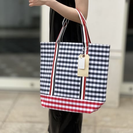 新品 thom browne 2020 made in Flance tote bag