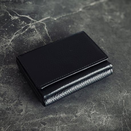 【final price】sample "シボ革” leather wallet