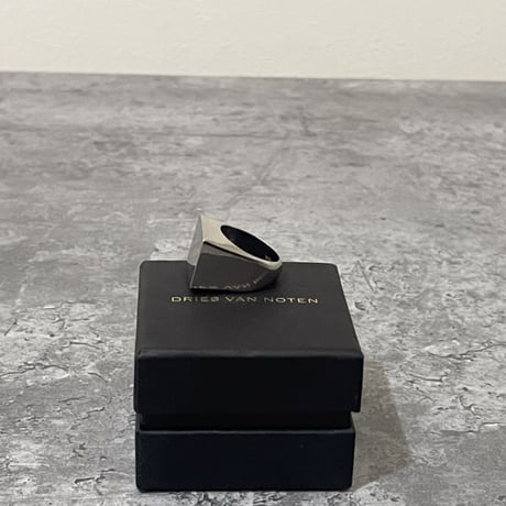 新品 dries van noten silver ring