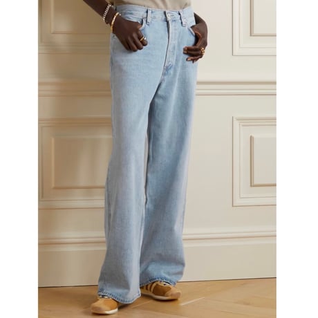 新品 agolde 2023ss  flare full length denim pants 31