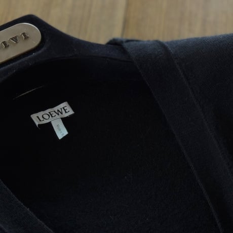 【国内正規】loewe anagram black cardigan L