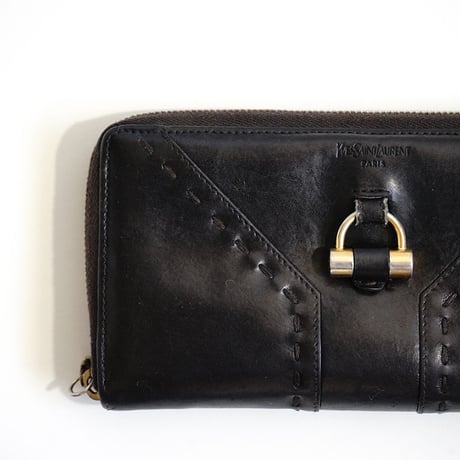 saint laurent leather wallet