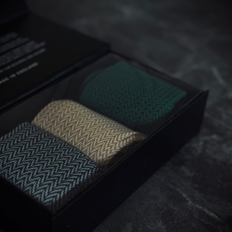 新品 pantherella “英国製”socks ×3 gift box