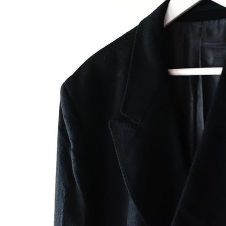 vintage cashmere double Chesterfield coat