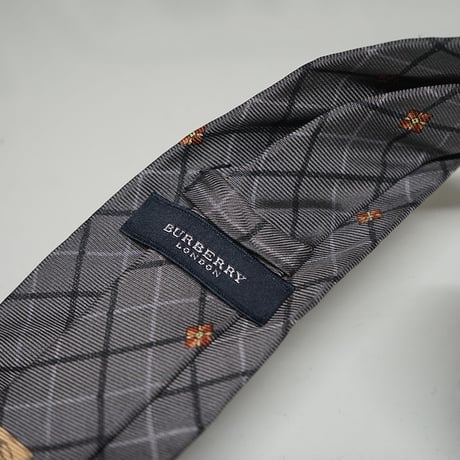 BURBERRY neck tie grey