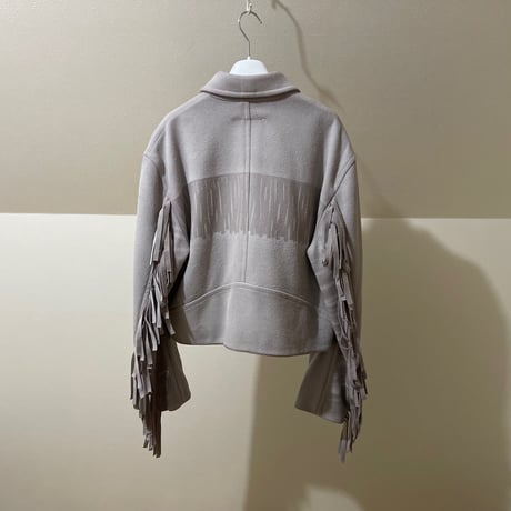 新品 mm6 maison margiela 2020aw fringe jacket