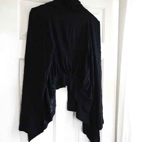 ann demeulemeester asymmetry jacket