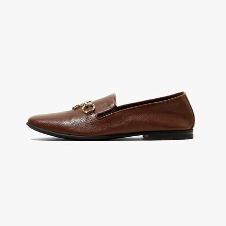 新品 needles 2023ss leather tassel loafer brown